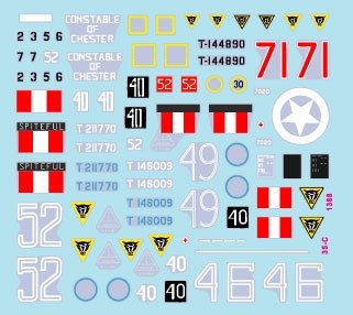 Star Decals 35-C1388 Chars Sherman Mk V. 79e division blindée britannique. Échelle 1/35 – immagine 2