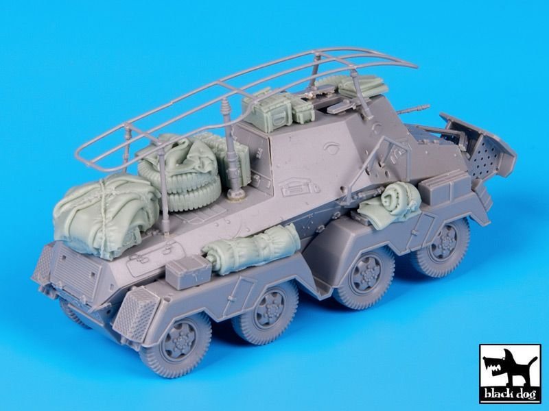 Ensemble d&amp;#39;accessoires Black Dog T72058 Sd Kfz 263 pour Dragon 1/72 – immagine 4