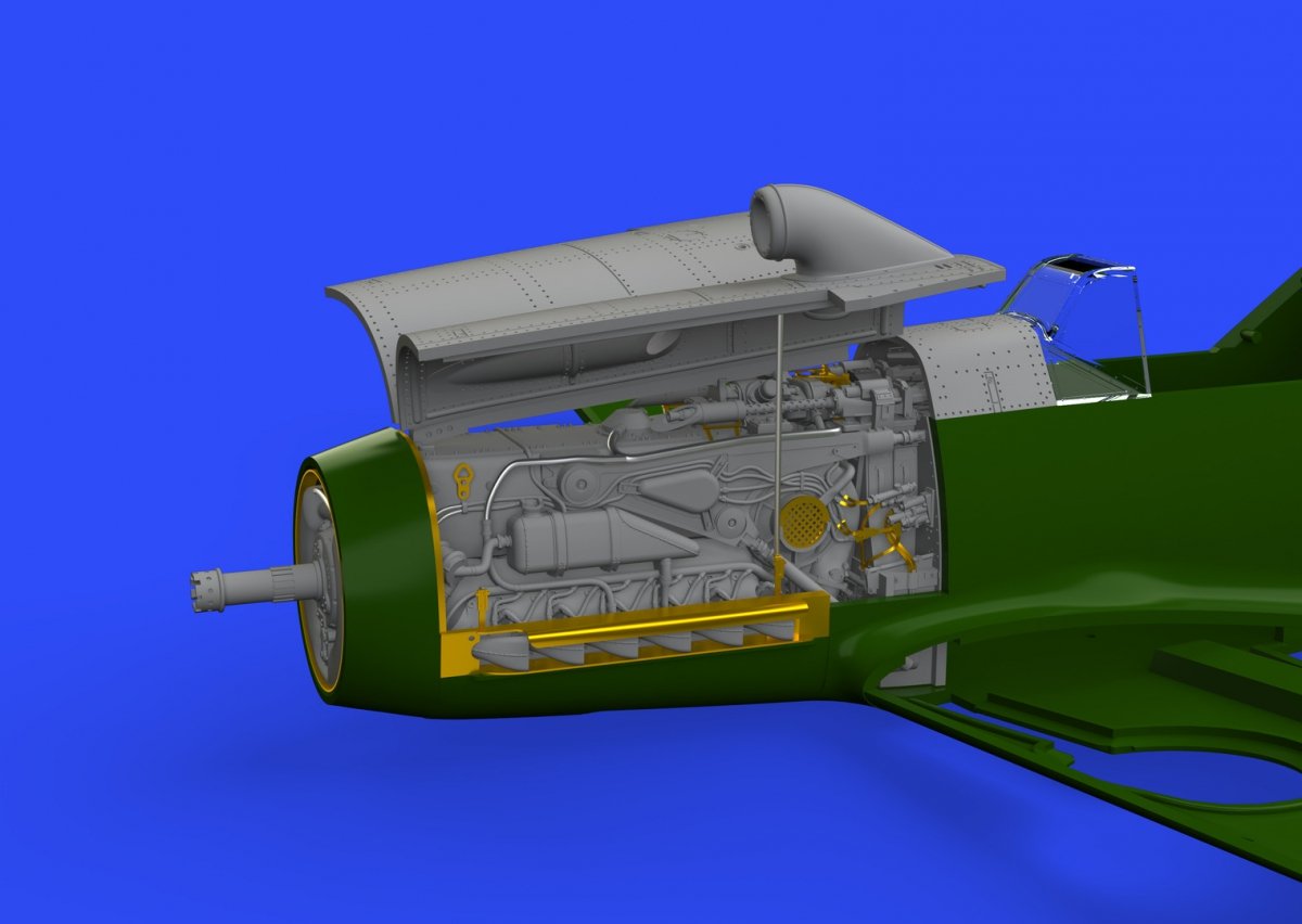 Eduard 648300 Bf 109F moteur et canons de fuselage EDUARD 1/48 – image 4