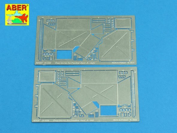 Aber 25020 Boîtes arrière pour (Sd.Kfz. 171) Panther Ausf.A (1/25)