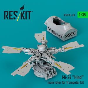 RESKIT RSU35-0020 Rotor principal Mi-24 « Hind » pour maquette Trumpeter (impression 3D) 1/35 – Bild 2