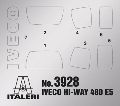 Italeri 3928 IVECO HI-WAY 480 E5 LOW ROOF 1/24 – zdjęcie 2