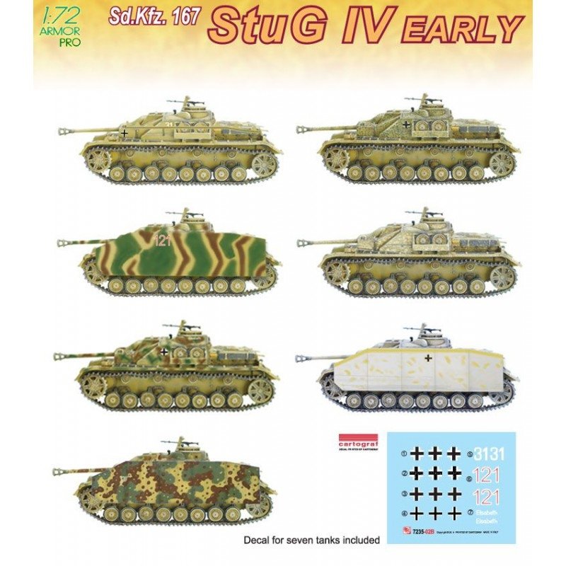 Dragon 7235 Sd.Kfz. 167 StuG IV Début 1/72 – immagine 2