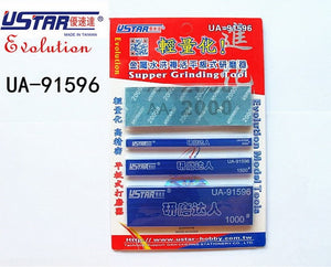 Ensemble de blocs de meulage en métal U-Star UA-91596 3 en 1