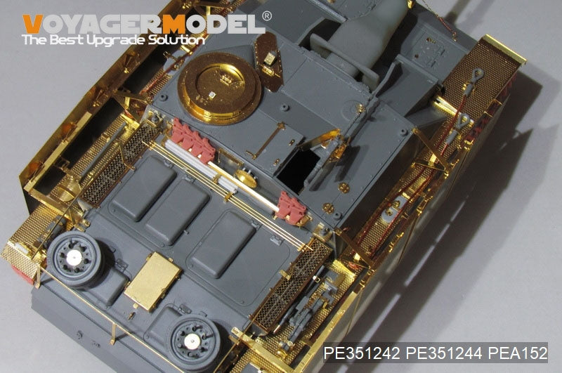 Maquette Voyager PE351242 StuG.III Ausf.G allemand de la Seconde Guerre mondiale, version de base (fin de production), pour BORDER BT-020, échelle 1/35 – immagine 3