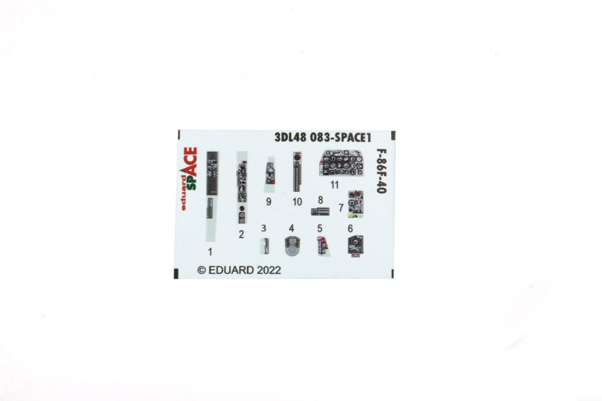 Eduard 3DL48083 F-86F-40 SPACE AIRFIX 1/48 – image 2