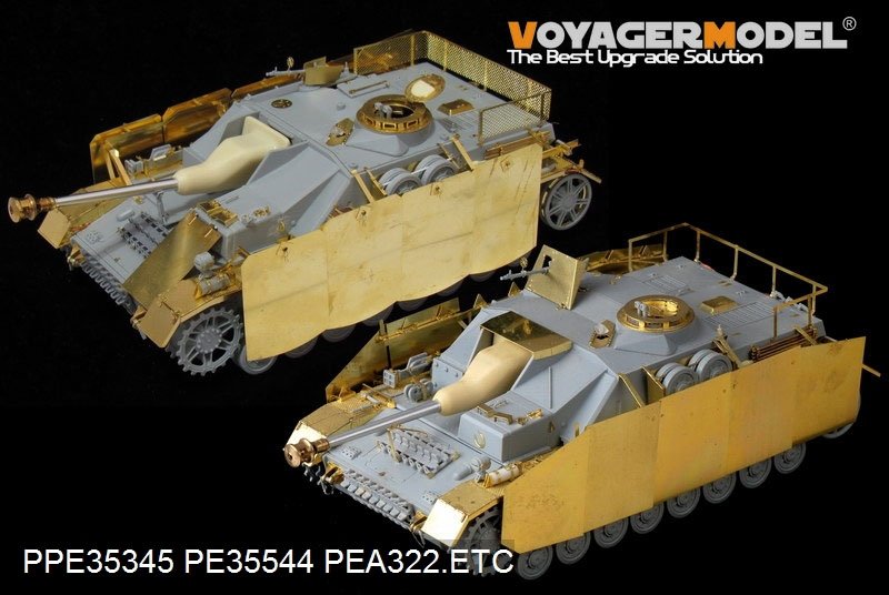 Maquette Voyager PEA322 StuG.IV allemand de la Seconde Guerre mondiale - Pièces supplémentaires (pour DRAGON) 1/35 – image 3