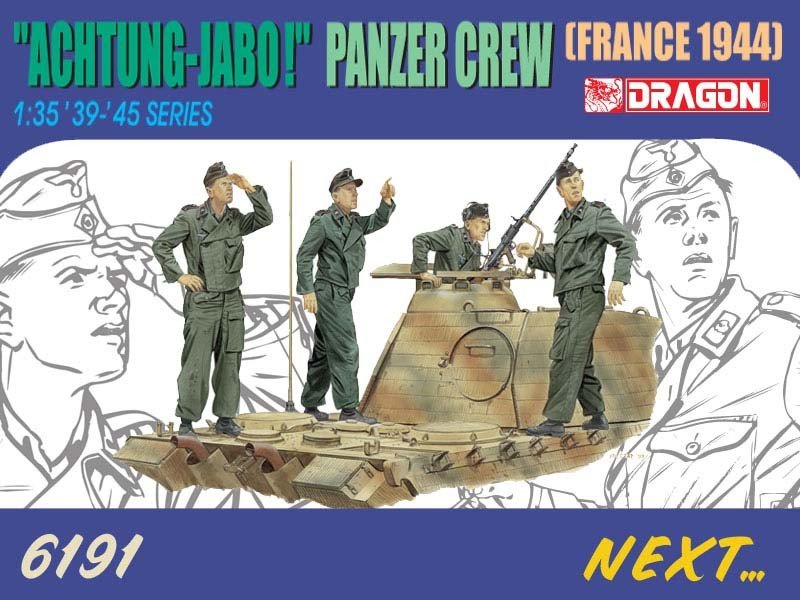 Dragon 6191 Panzer Crew Achtung Jabo 1/35