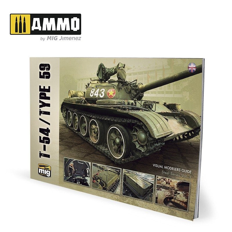 Munitions du Mig Jimenez 6032 T-54/TYPE 59 – Guide du modéliste visuel (anglais)