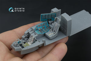 Intérieur imprimé en 3D et coloré sur papier décalcomanie Quinta Studio QD48570 Mi-24A (Trumpeter) 1/48 – Bild 9