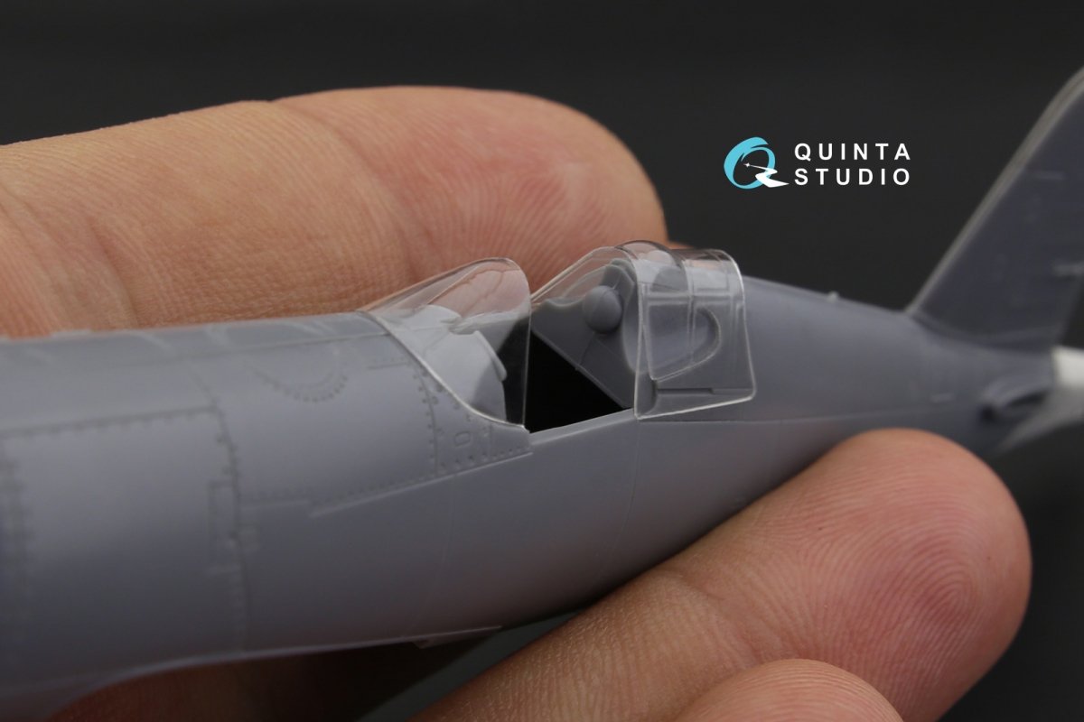 Verrière transparente thermoformée Quinta Studio QC72023 F4U-1 Corsair (pour maquette Tamiya) au 1/72  – image 3
