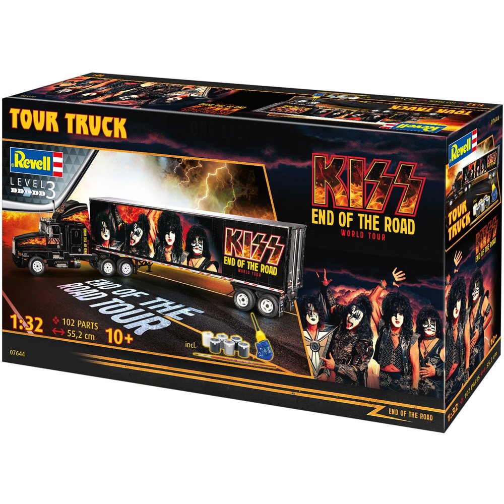 Revell 07644 KISS End Of The Road World Tour - Maquette avec accessoires 1/32