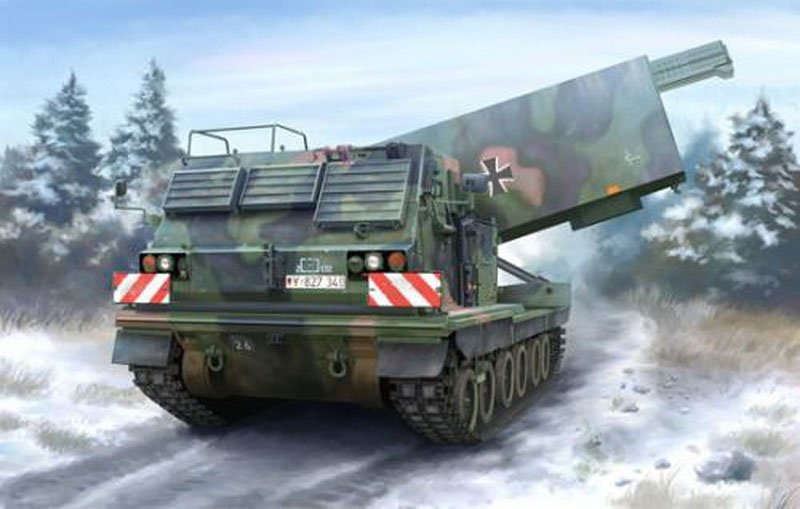 Voyager modèle PE35898 moderne US M270A1 Mittlere Artillerie Racketen système de base pour TRUMPETER 1/35 – image 10