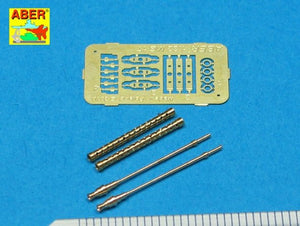 Aber A32002 Ensemble de 2 canons pour mitrailleuses d&amp;#39;avion allemandes MG 17 de 7,92 mm (1/32)  – immagine 2