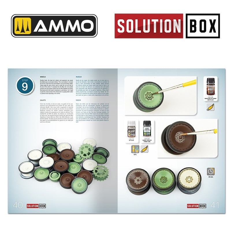 Ammo of Mig 6529 SOLUTION BOOK 23 - Comment peindre les véhicules allemands de fin de guerre de la Seconde Guerre mondiale (Livre multilingue)  – immagine 10