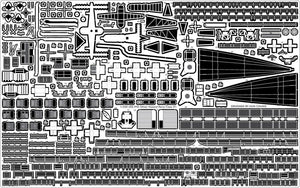 Pontos 38019F1 USS FFG Oliver Hazard Perr Class LH Detail Up Set &amp;quot;Advanced&amp;quot; avec kit 1/350 – immagine 9