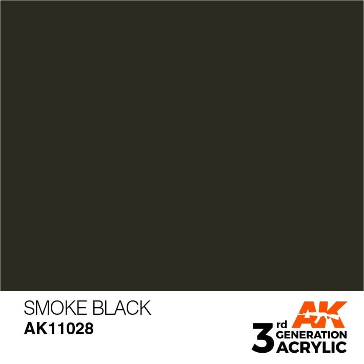 AK Interactive AK11028 Noir fumé 17 ml