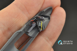 Intérieur imprimé en 3D et coloré sur papier décalcomanie Quinta Studio QD72036 He 162 (Special Hobby) 1/72 – image 6