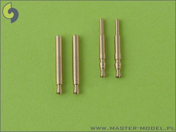Master AM-48-009 Bf 109 E3 - E9, Ensemble d&amp;#39;armement T (embouts MG 17, canons MG FF) (1/48)