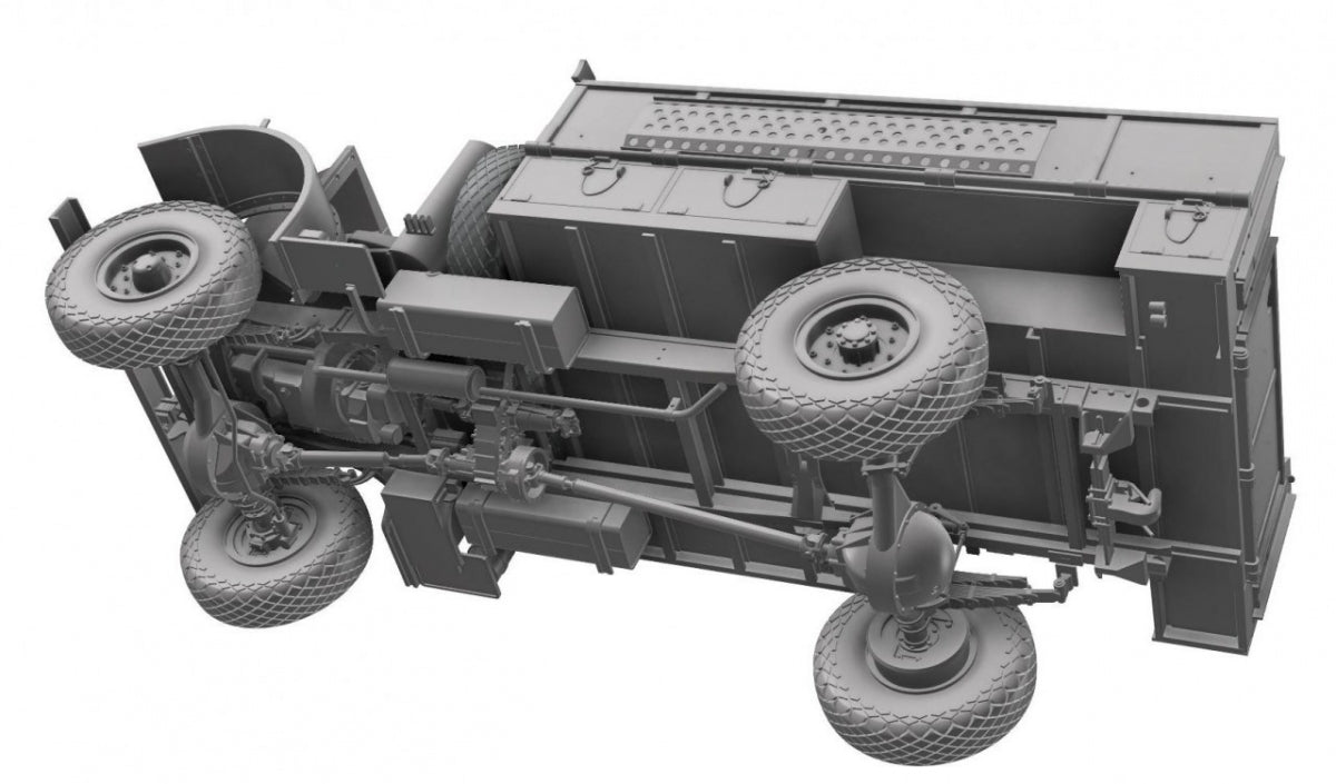 Camion de patrouille Thunder Model 35311 LRDG F30 avec plateau arrière décalé, édition limitée bonus 1/35 – immagine 4