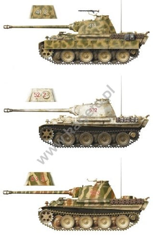 Kagero 15031 Pz.Kpfw. V Panther en attaque et en défense (décalcomanie) PL/EN – imagen 7