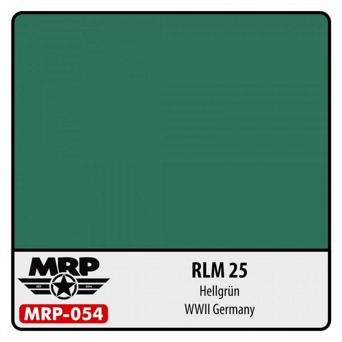 Peinture MR. Paint MRP-054 RLM 25 Hellgrun Seconde Guerre mondiale allemande 30 ml