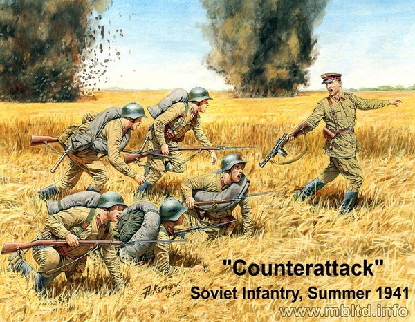 Master Box 3563 Contre-attaque infanterie soviétique, été 1941 (1/35) – imagen 2