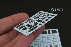 Intérieur imprimé en 3D et coloré sur papier décalcomanie Quinta Studio QD48112 F-15I (pour kit GWH) 1/48 – Bild 4