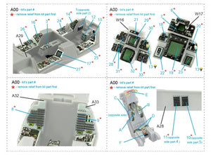 Intérieur imprimé en 3D et coloré sur papier décalcomanie Quinta Studio QD72061 F-14B (GWH) 1/72  – image 2