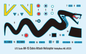 Hobby Boss 87225 AH-1S Cobra Hélicoptère d&amp;#39;attaque (1/72)  – image 3