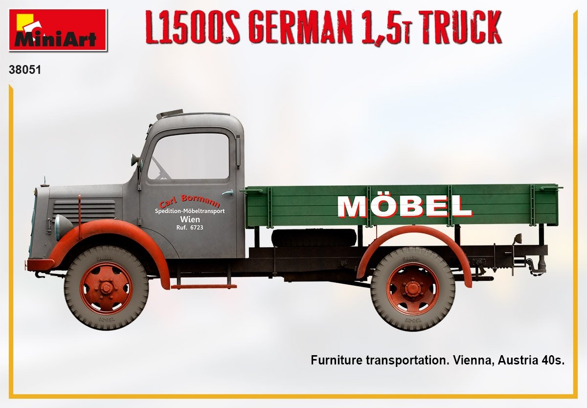 MiniArt 38051 L1500S CAMION ALLEMAND 1.5T 1/35  – image 6