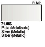 Vallejo 71063 Argent Métallisé