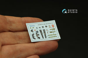 Quinta Studio QD72090 Fw 190D 3D-Printed &amp;amp; coloured Interior on decal paper (IBG models) 1/72 – zdjęcie 4