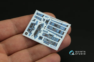 Intérieur imprimé en 3D et coloré sur papier décalcomanie Quinta Studio QDS-48320 Su-30SM (GWH) (Petite version) 1/48 – image 4