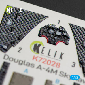 KELIK K72028 A-4M « SKYHAWK » DÉCALCOMANIES 3D INTÉRIEURES POUR MAQUETTE FUJIMI/HOBBY 2000 AU 1/72 – imagen 2