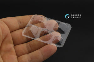 Quinta Studio QC72046 Uh-1B verrière transparente sous vide (Italeri) 1/72 – immagine 5
