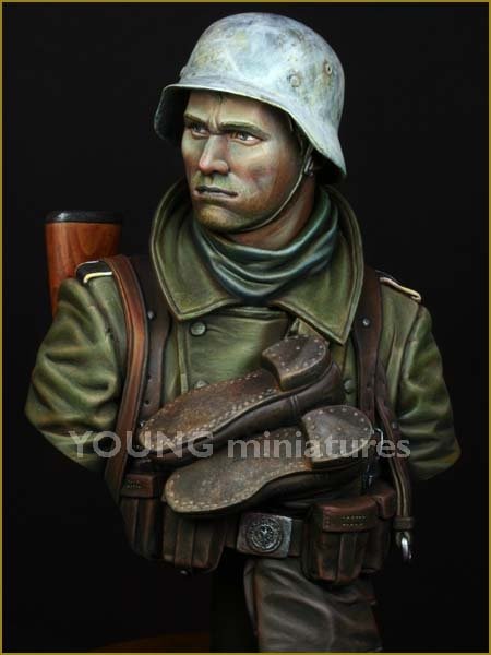 Young Miniatures YM1825 Infanterie allemande Front russe Seconde Guerre mondiale 1/10  – image 10