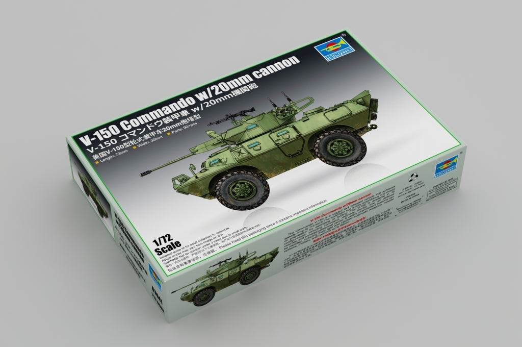 Trumpeter 07441 V-150 Commando avec canon de 20 mm 1/72 – imagen 2