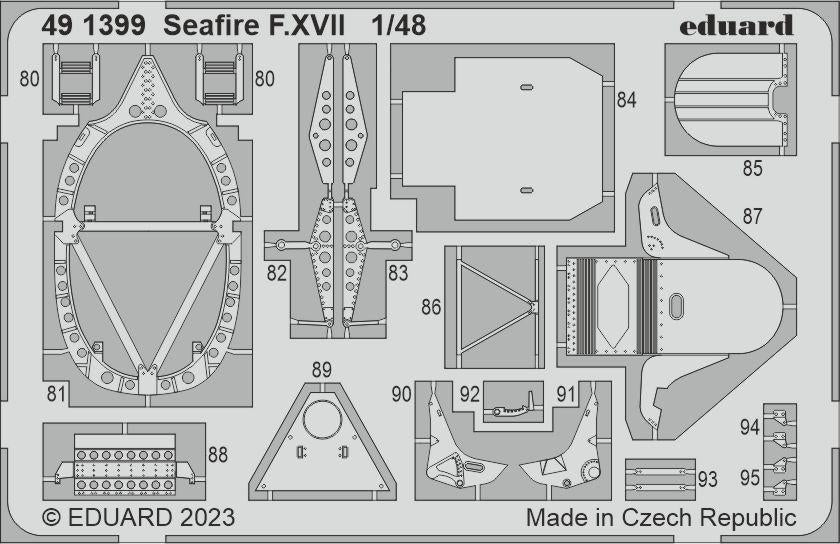 Eduard 491399 Seafire F. XVII Airfix 1/48 – image 2