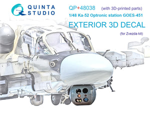Quinta Studio QP+48038 Station optronique Ka-52 GOES-451 (Zvezda) 1/48