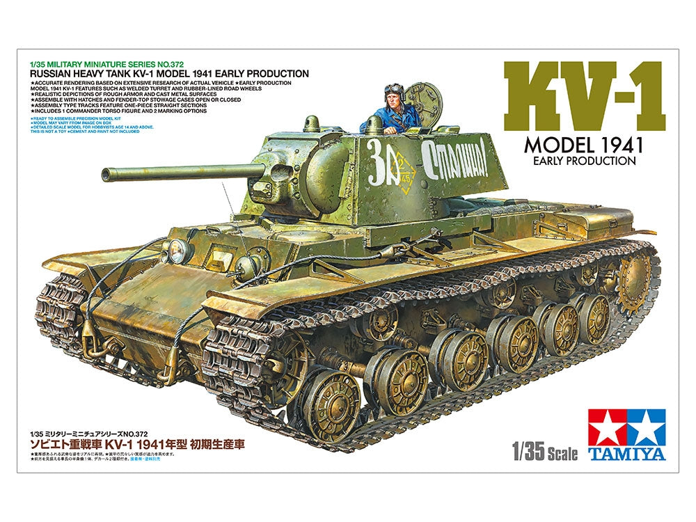 Tamiya 35372 Char lourd russe KV-1 Modèle 1941, Première production 1/35 – immagine 2