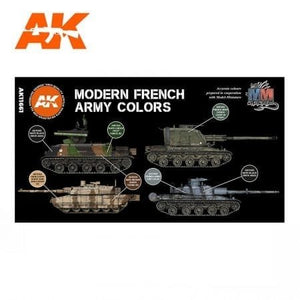 AK Interactive AK11661 3G COULEURS ARMÉE FRANÇAISE MODERNES 6 x 17 ml – Bild 2
