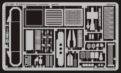 Eduard 35580 M-1025 extérieur 1/35 Academy – image 2