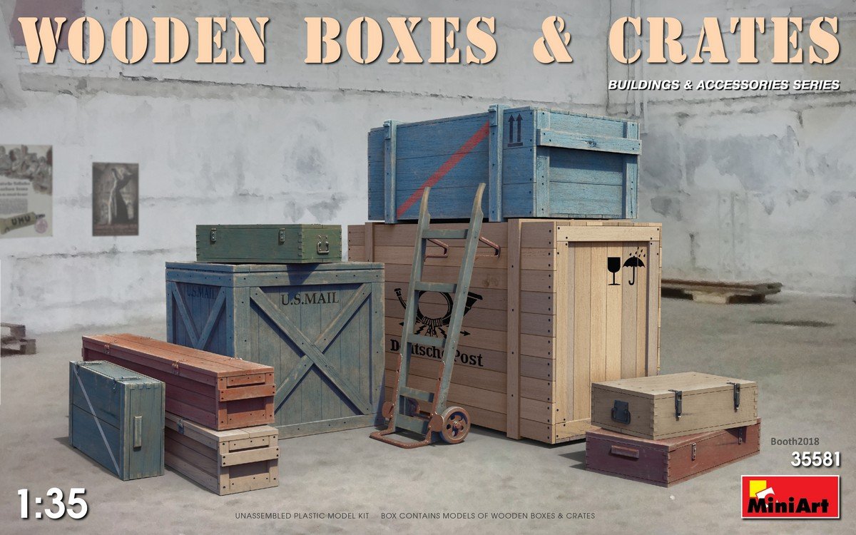 MiniArt 35581 Caisses et caisses en bois 1/35