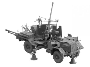 Camion armé britannique Morris Bofors C9/B, modèle Thunder 35210, première version, échelle 1/35 – immagine 4
