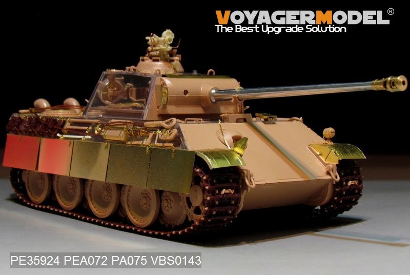 Maquette Voyager PE35924 Panther G allemand de la Seconde Guerre mondiale, version ultérieure. Modèle de base pour RMF 5016 au 1/35  – image 3