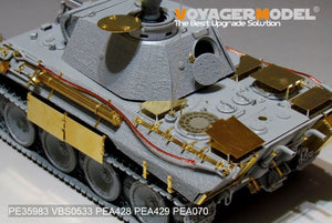 Maquette Voyager PE35983 Char Panther D allemand de la Seconde Guerre mondiale, version tardive de base, pour TAKOM 2104, échelle 1/35 – immagine 18