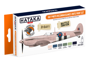 Hataka HTK-CS23 RAF Photo Reconnaissance Units ensemble de peinture (6x17ml)