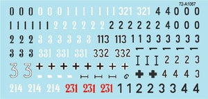 Star Decals 72-A1067 Tigres du sPzAbt 508. Échelle 1/72 – Bild 3
