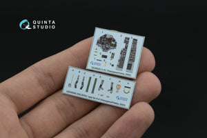 Intérieur imprimé en 3D et coloré sur papier décalcomanie Quinta Studio QD48522 A-4C (Hasegawa/Hobby2000) 1/48 – image 7